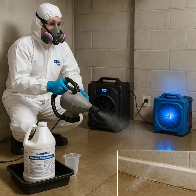 Sanitization and Odor Removal process in Sussex County, VA