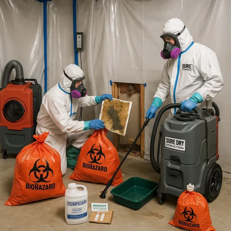Contaminated Water Handling Protocols process in Sussex County, VA