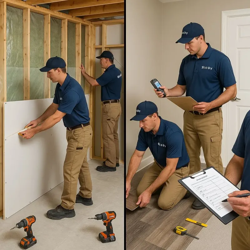 Repairs and Reconstruction process in Sussex County, VA